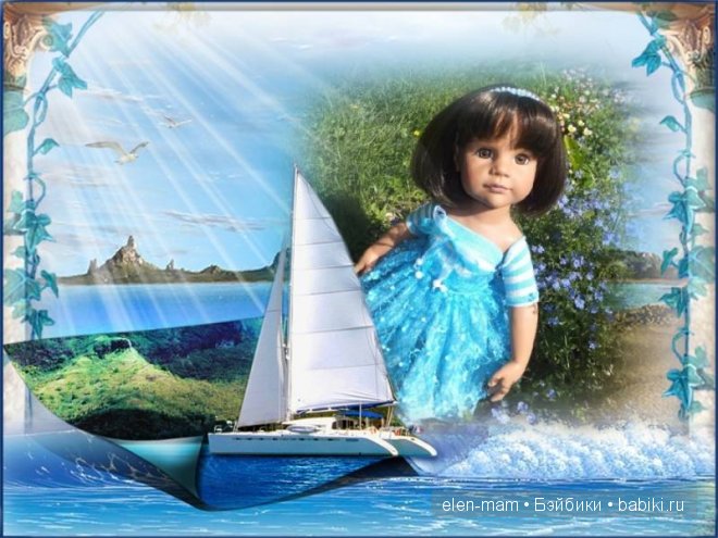 рамка с корабликом