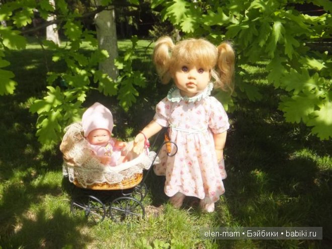 Ксюша с коляской, дубок