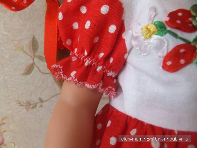 Ягодки-цветочки. Новые наряды для кукол Готц (фото 2)
