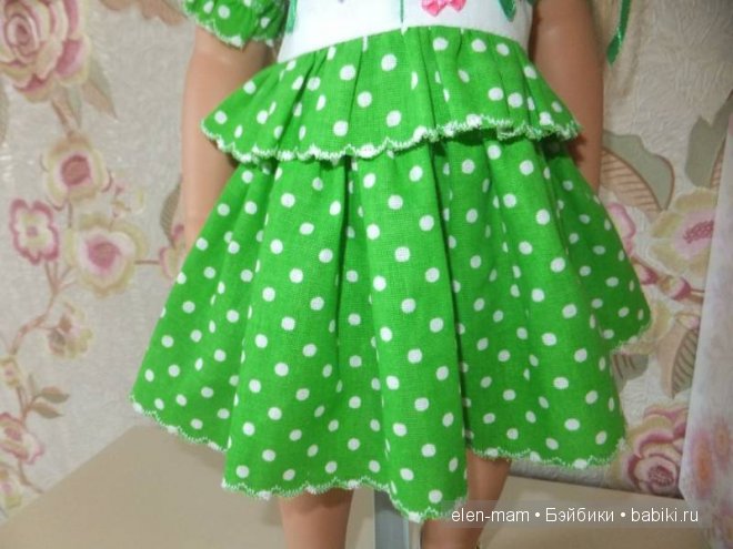 зелёная юбочка