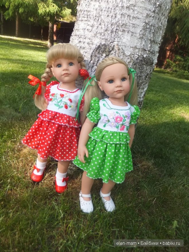 Ягодки-цветочки. Новые наряды для кукол Готц (фото 4)