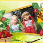 Ягодки-цветочки. Новые наряды для кукол Готц