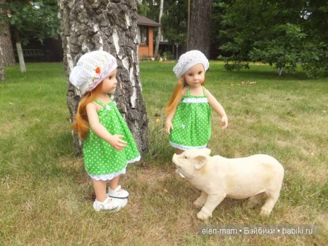 С поросёнком Борькой