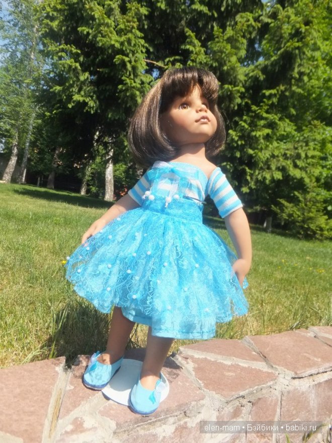 Немного моря, жемчуга... и розы красной... и утренней росы... (Платья для кукол Готц своими руками) | Бэйбики Немного моря, жемчуга... и розы красной... и утренней росы... (Платья для кукол Готц своими руками)