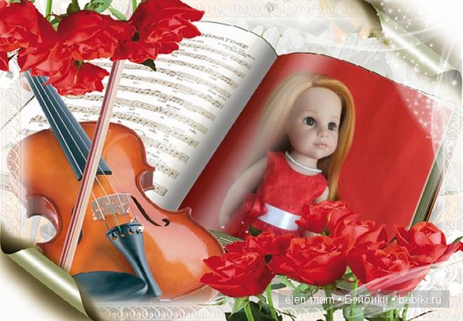 рамка со скрипкой рамка со скрипкой