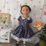 Платье из бабушкиного сундука. (Шьём одежду для кукол своими руками)