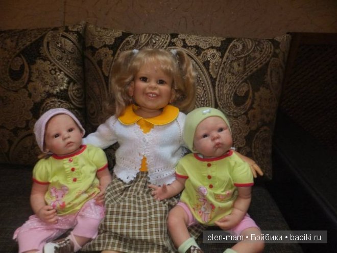 Луиза с реборнятами