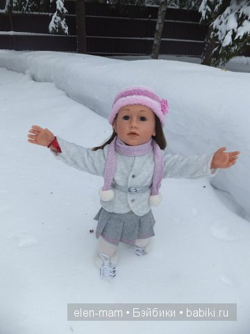 Илона, улица, зима