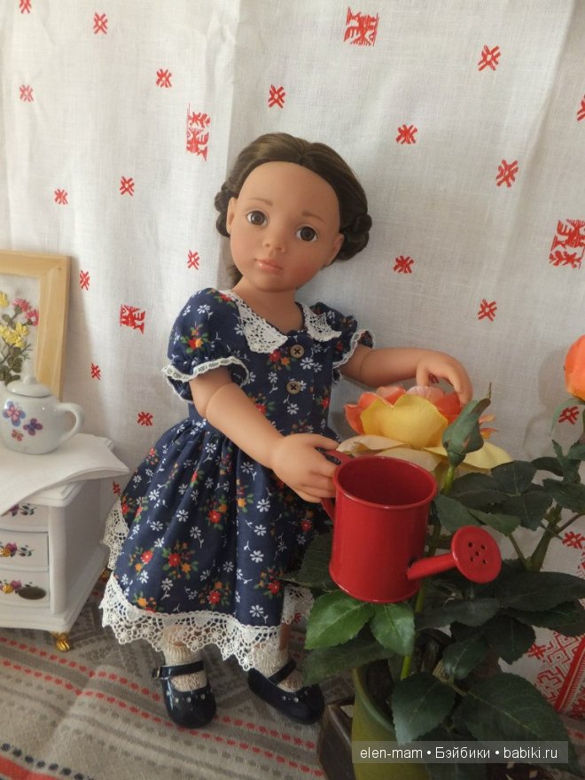 Полив розы)