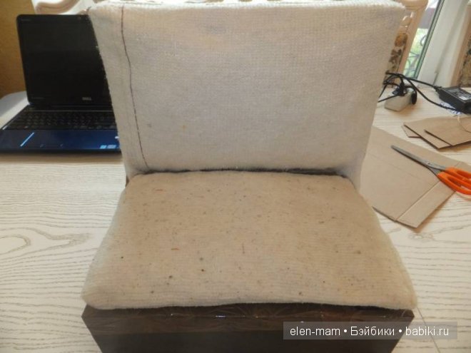 Диван, заготовка, с подушками