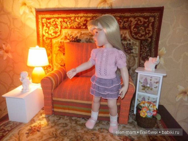 Делаем диван для кукол