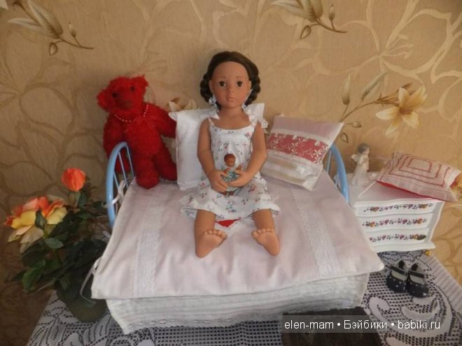 Сладких снов, Кирочка - постелька для куклы своими руками