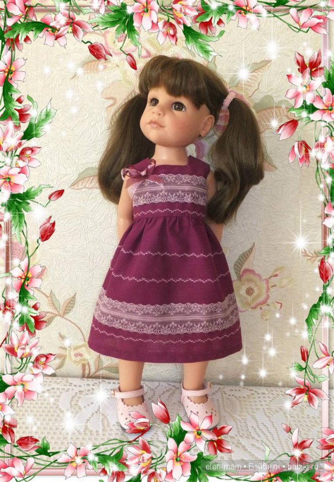 Лера, сливовое платье, рамка Лера, сливовое платье, рамка