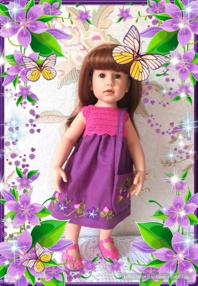 "Весенняя Рапсодия" в начале Зимы (Платья для кукол Готц) | Бэйбики "Весенняя Рапсодия" в начале Зимы (Платья для кукол Готц) (фото 3)