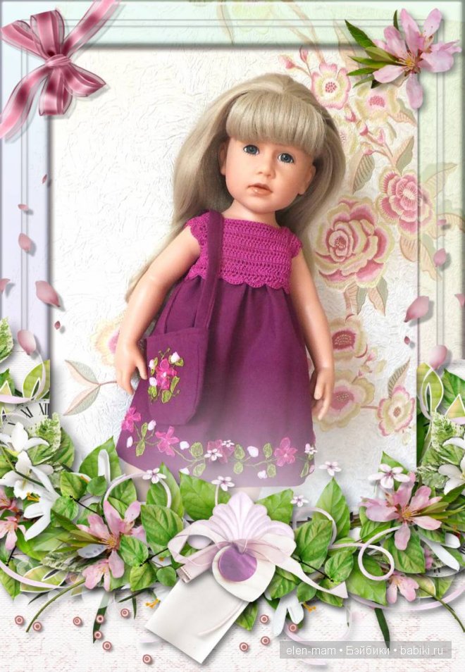 "Весенняя Рапсодия" в начале Зимы (Платья для кукол Готц) | Бэйбики "Весенняя Рапсодия" в начале Зимы (Платья для кукол Готц) (фото 4)