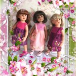 "Весенняя Рапсодия" в начале Зимы (Платья для кукол Готц)