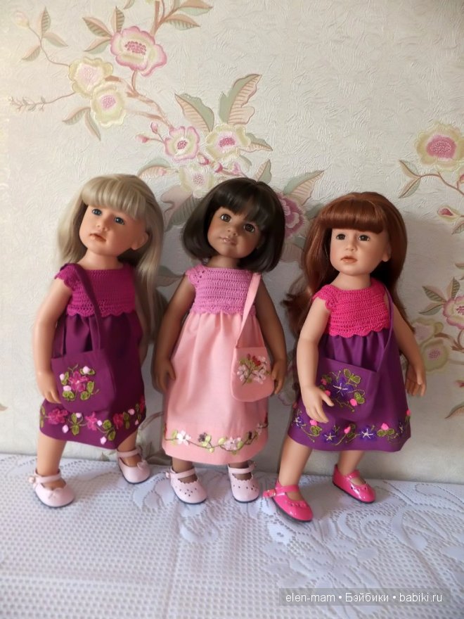"Весенняя Рапсодия" в начале Зимы (Платья для кукол Готц) | Бэйбики "Весенняя Рапсодия" в начале Зимы (Платья для кукол Готц) (фото 6)