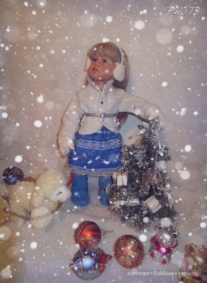 падает снег