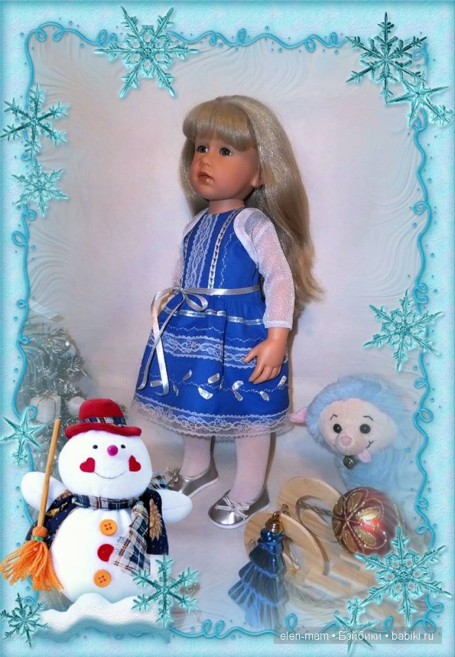 рамка со снеговиком