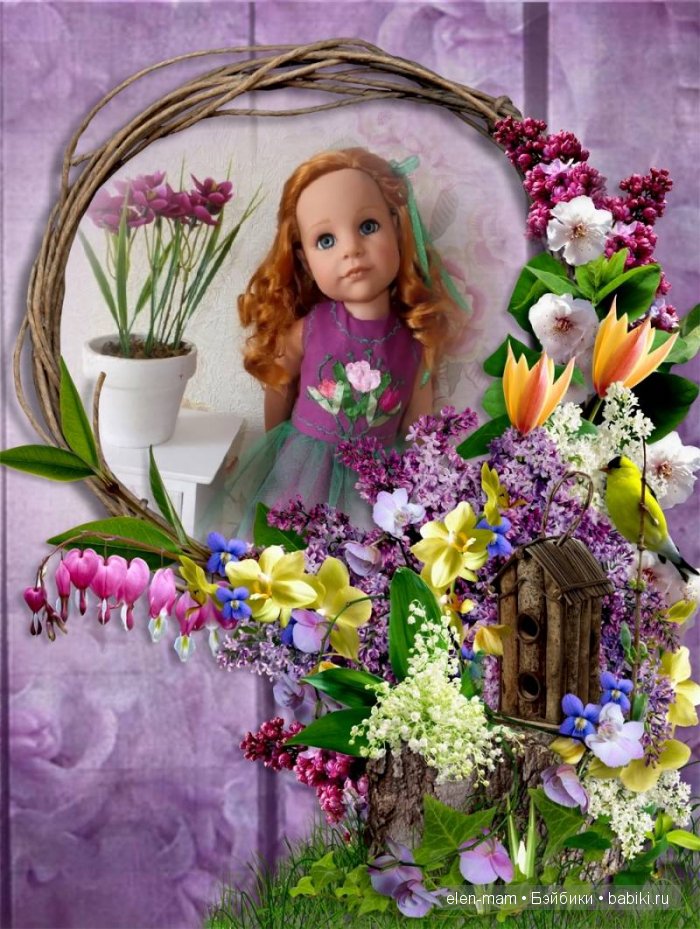 Весна голубоглазая, рыжая, прекрасная!) Или Рыжая Капелька Счастья) Кукла Готц (фото 9)