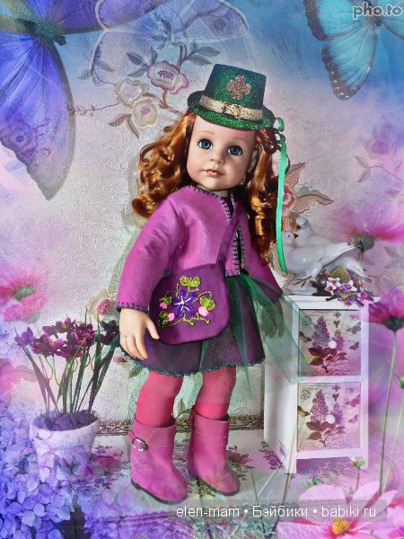 Весна голубоглазая, рыжая, прекрасная!) Или Рыжая Капелька Счастья) Кукла Готц (фото 10)
