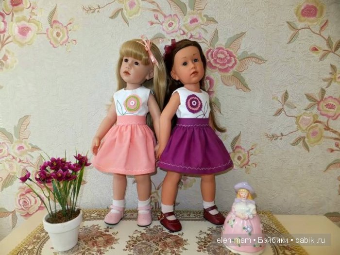 розовый и фиолетовый