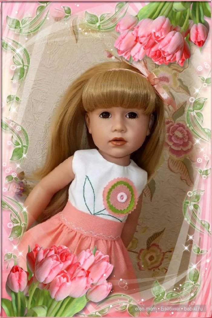 Рамка, розовый цветок