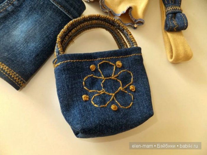 Джинсовые юбочки, джинсовые босоножки, джинсовые сумочки и немного трикотажа) (фото 2)