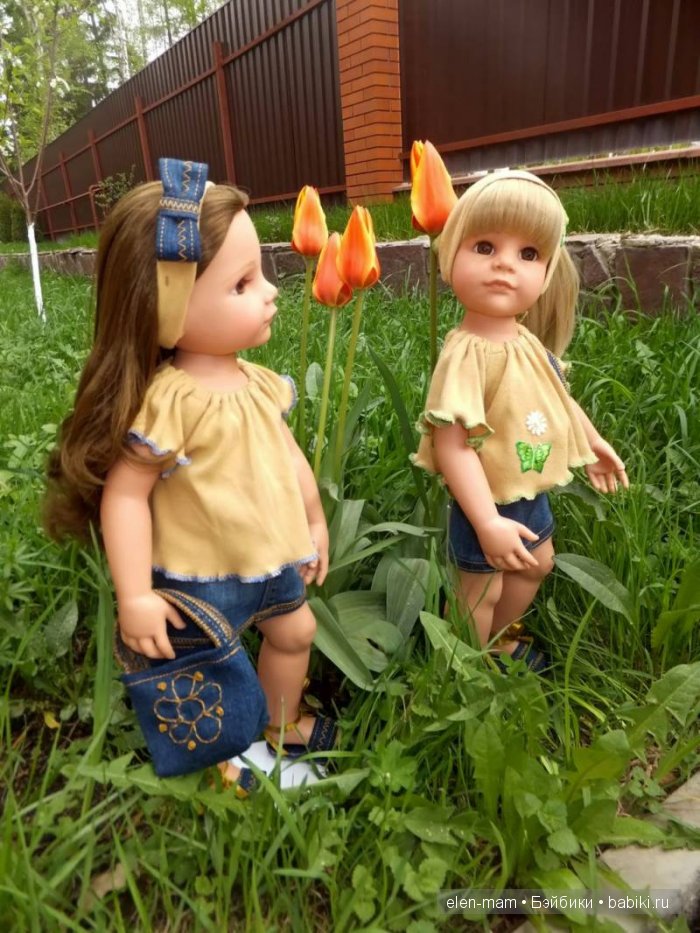 Девочки и оранжевые тюльпаны 2