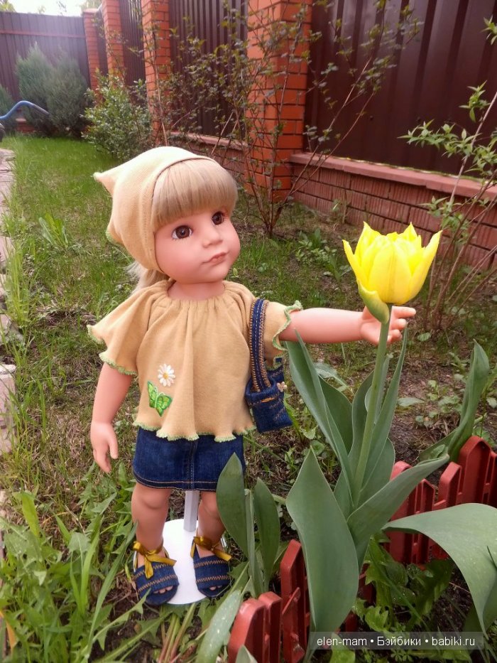 Милана и тюльпан