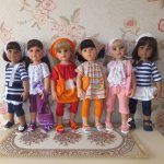 Трикотажный бум!)) Одежда для любимых кукол, шьём сами)