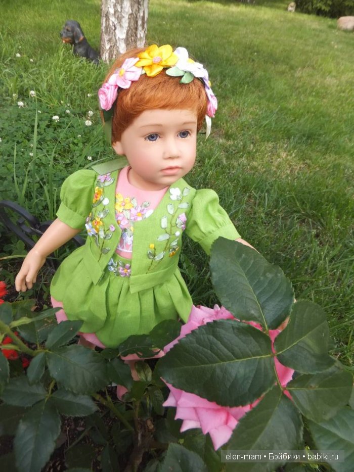 Девочка-цветок. Моя необычная Киана, кукла Готц (фото 2)