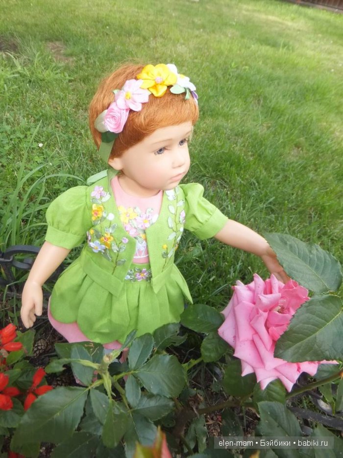 Девочка-цветок. Моя необычная Киана, кукла Готц