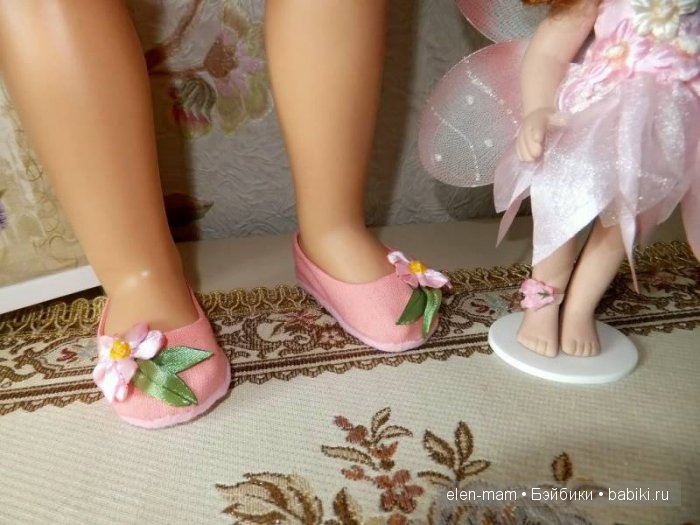 Туфельки с цветочками
