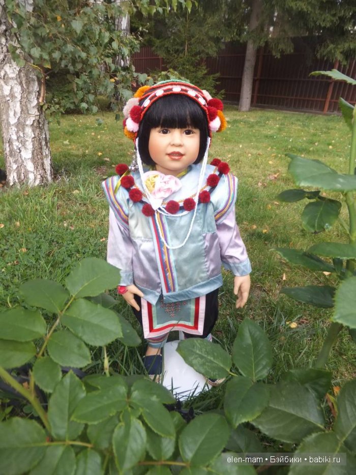 Rashanee- девочка из Таиланда. Коллекционная кукла Götz. Автор — Sissel Bjørstad Skille (фото 2)