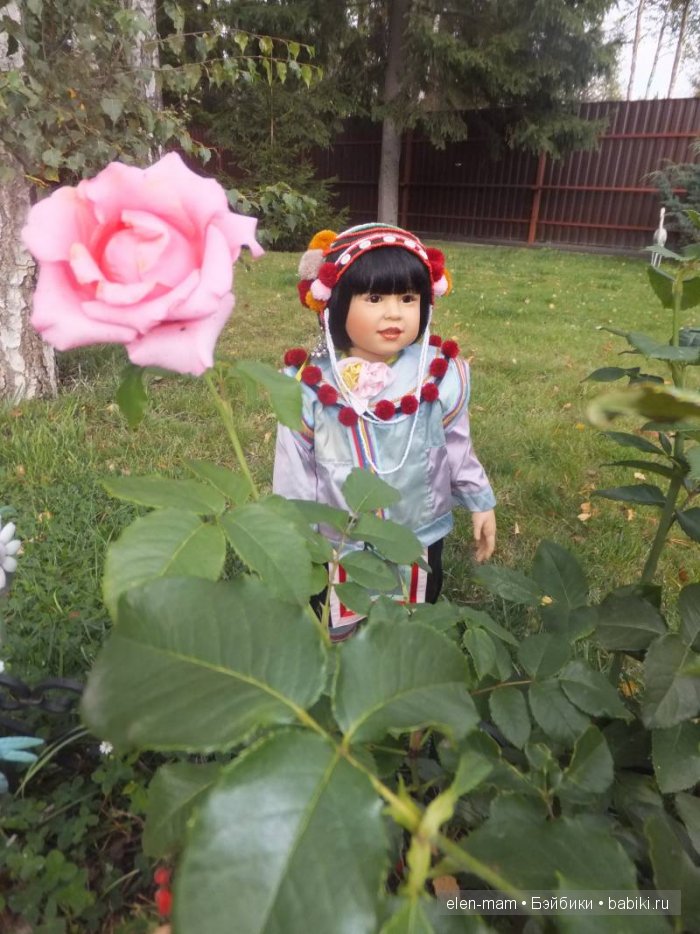 Rashanee- девочка из Таиланда. Коллекционная кукла Götz. Автор — Sissel Bjørstad Skille (фото 3)