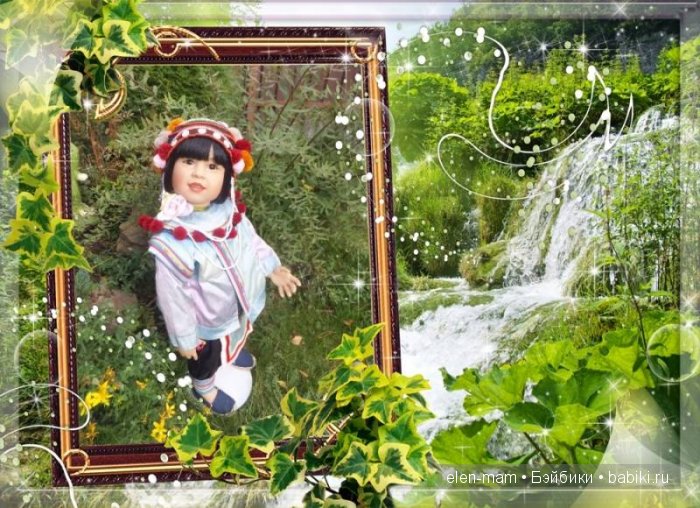 Rashanee- девочка из Таиланда. Коллекционная кукла Götz. Автор — Sissel Bjørstad Skille