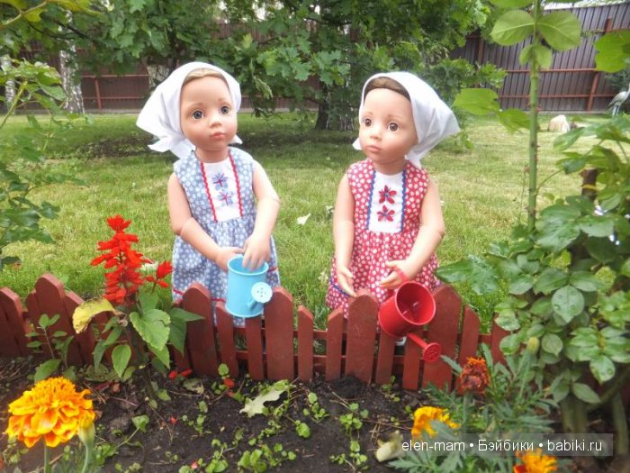 Поливали цветы