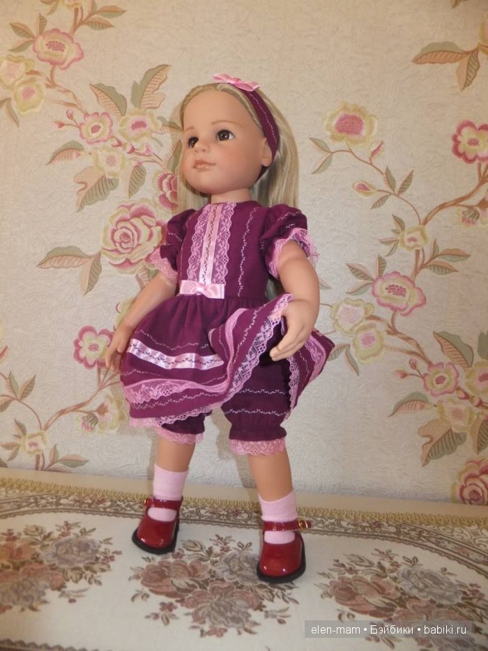 Бордовое платье