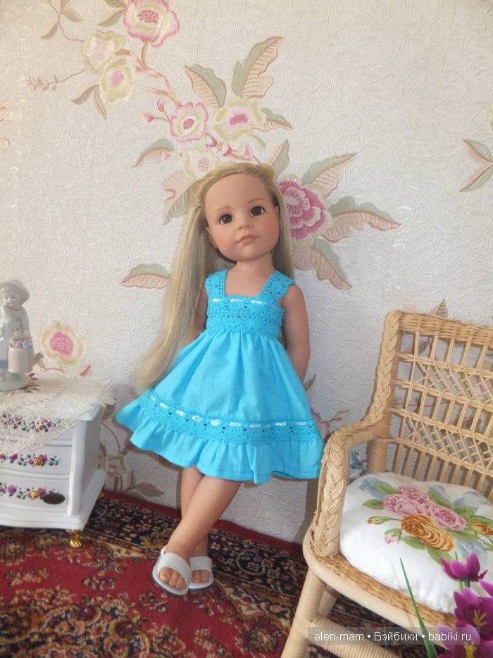 Бирюзовый сарафан