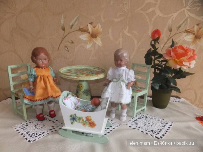 Январские рукоделки — Мебель для кукол и домиков: фото