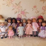Уже не мелочь) И опять приятная) Моя коллекция кукол. Часть вторая