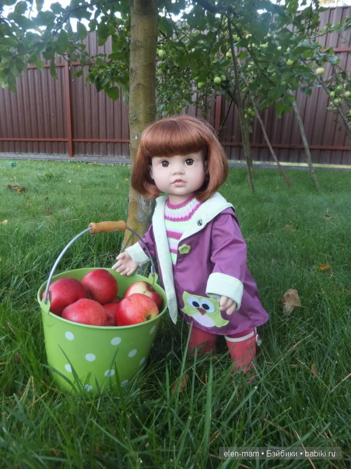 Агаша и красные яблоки