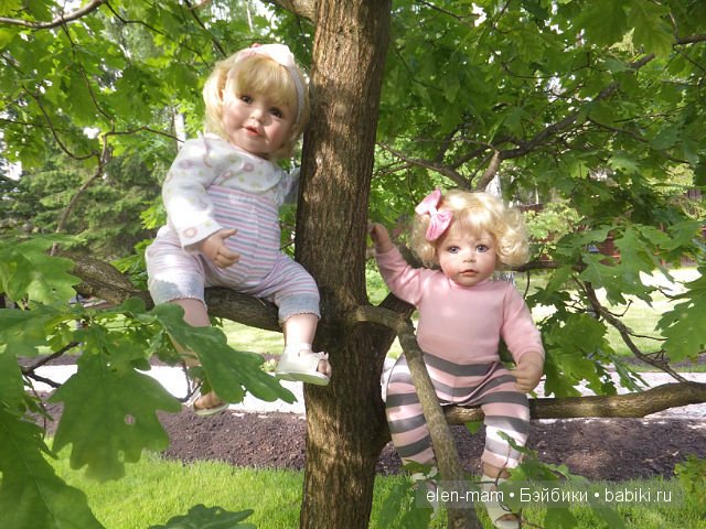 Ангелика и Саша на дереве