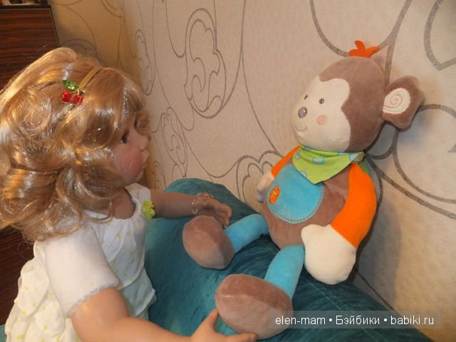 Ивочка с обезьянкой