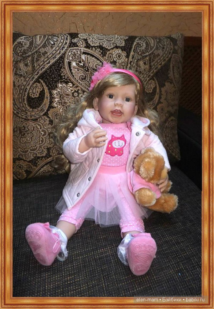 Иришка в розовом, рамка