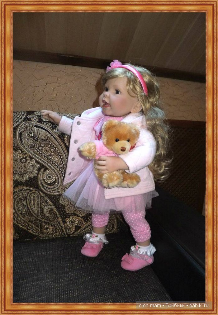 Иришка в розовом, рамка 2