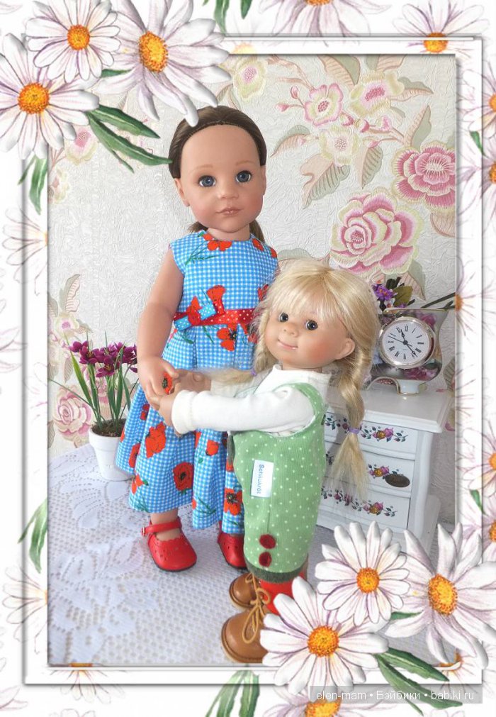 Маруся с Настей, рамка