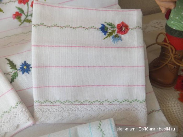 Вышивка на наволочках