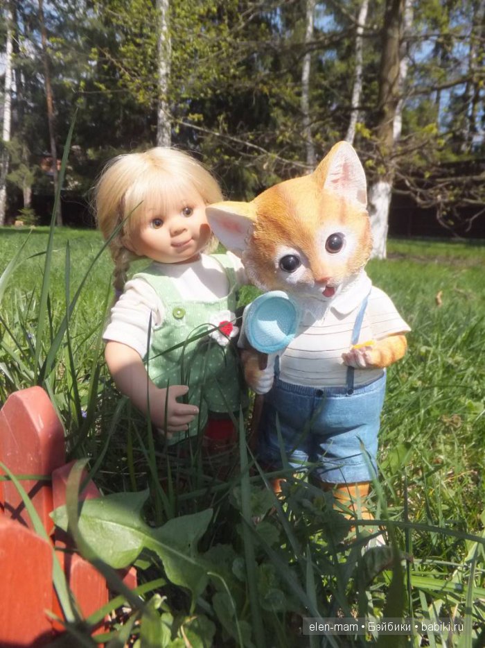 Маруськин май. Вихтелка от автора Rosemarie Anna Muller. Цветущий сад и знакомство с его жителями